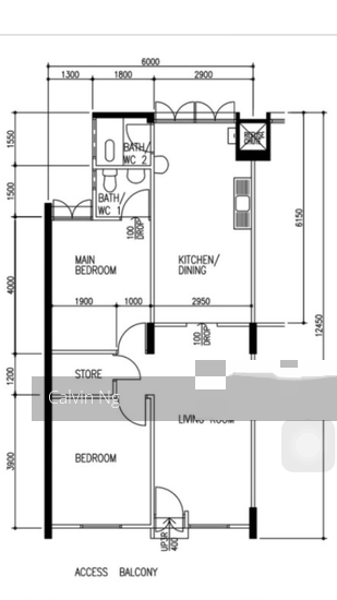 Blk 128 Bukit Batok West Avenue 6 (Bukit Batok), HDB 3 Rooms #113578272